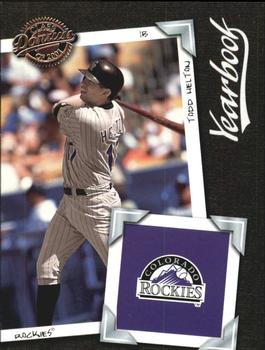 2001 Donruss Class of 2001 - Yearbook #YB-7 Todd Helton  Front