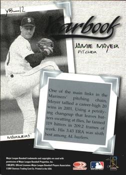 2001 Donruss Class of 2001 - Yearbook #YB-12 Jamie Moyer  Back