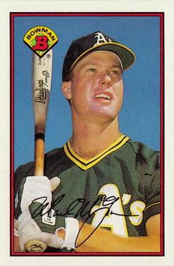 1989 Bowman #197 Mark McGwire Front