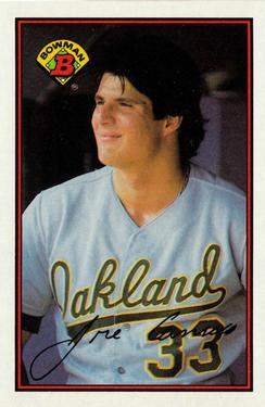 1989 Bowman #201 Jose Canseco Front