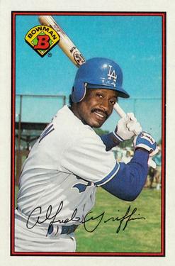 1989 Bowman #345 Alfredo Griffin Front