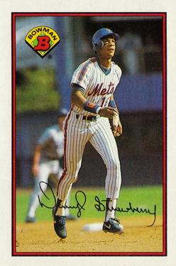1989 Bowman #387 Darryl Strawberry Front