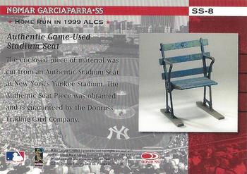 2001 Donruss Classics - Stadium Stars #SS-8 Nomar Garciaparra Back