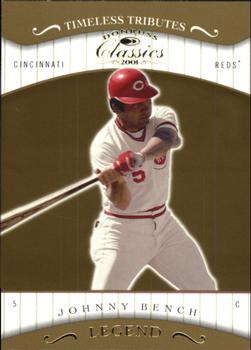 2001 Donruss Classics - Timeless Tributes #153 Johnny Bench Front