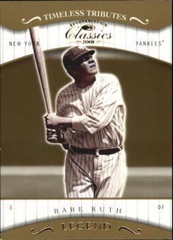 2001 Donruss Classics - Timeless Tributes #180 Babe Ruth Front