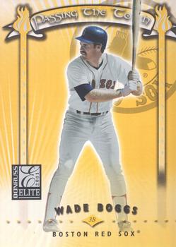 2001 Donruss Elite - Passing the Torch #PT-13 Wade Boggs  Front