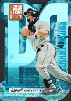 2001 Donruss Elite - Primary Colors Blue Die Cut #PC-10 Jeff Bagwell  Front