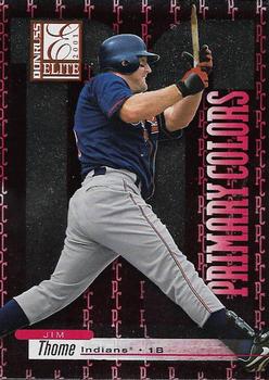 2001 Donruss Elite - Primary Colors Red #PC-36 Jim Thome  Front