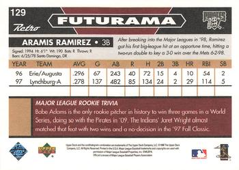 1998 Upper Deck Retro #129 Aramis Ramirez Back