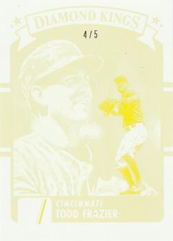 2016 Donruss - Test Proof Yellow #7 Todd Frazier Front