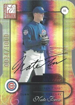 2001 Donruss Elite - Turn of the Century Autographs #163 Nate Frese  Front