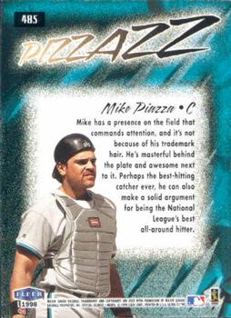 1998 Ultra #485 Mike Piazza Back