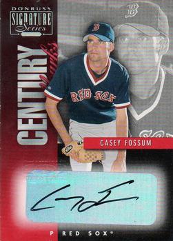 2001 Donruss Signature - Century Marks #NNO Casey Fossum Front