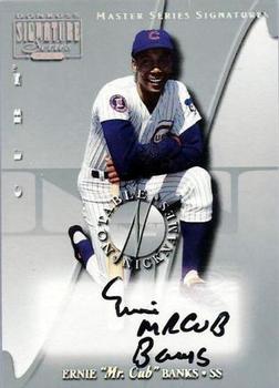 2001 Donruss Signature - Notable Nicknames Masters Series #NNO Ernie Banks  Front