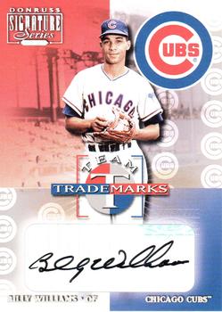 2001 Donruss Signature - Team Trademarks #NNO Billy Williams Front