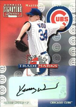 2001 Donruss Signature - Team Trademarks Masters Series #NNO Kerry Wood  Front