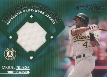 2001 Donruss Studio - Diamond Collection #DC-37 Miguel Tejada  Front