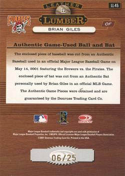 Brian Giles Gallery  Trading Card Database