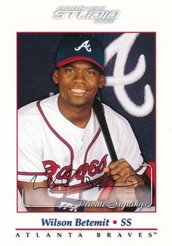 2001 Donruss Studio - Private Signings 5x7 #NNO Wilson Betemit  Front