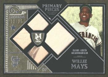2016 Topps Museum Collection - Single Player Primary Pieces Quad Relic Legends #PPQL-WM Willie Mays Front