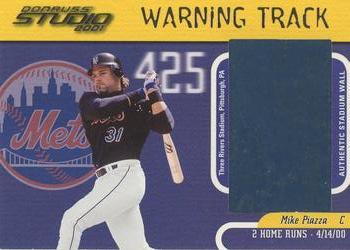 2001 Donruss Studio - Warning Track #WT-6 Mike Piazza  Front