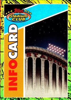 1993 Stadium Club - Info Cards #NNO Info Card: Master Photos Series 2 Front
