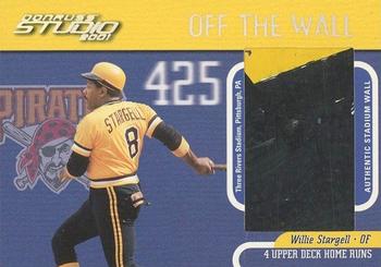 2001 Donruss Studio - Off the Wall #WT25 Willie Stargell  Front