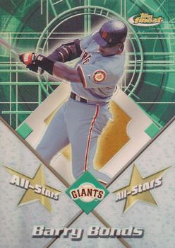 2001 Finest - All-Stars Refractors #FAS8 Barry Bonds  Front