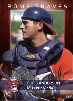 2008 MultiAd Rome Braves #2 Chris Anderson Front