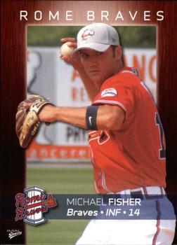 2008 MultiAd Rome Braves #11 Michael Fisher Front