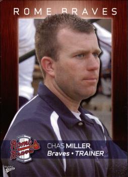 2008 MultiAd Rome Braves #35 Chas Miller Front