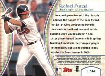 2001 Finest - Finest Moments #FM4 Rafael Furcal  Back