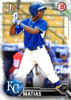 2016 Bowman - Prospects #BP15 Seuly Matias Front