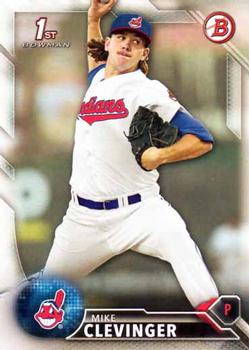 2016 Bowman - Prospects #BP52 Mike Clevinger Front