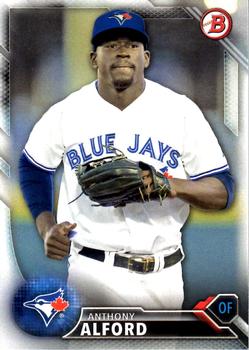 2016 Bowman - Prospects #BP59 Anthony Alford Front