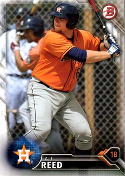 2016 Bowman - Prospects #BP92 A.J. Reed Front