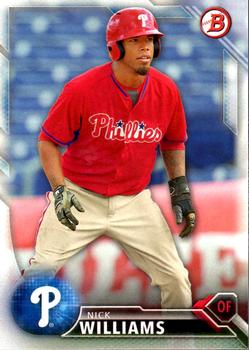 2016 Bowman - Prospects #BP105 Nick Williams Front