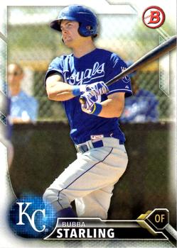 2016 Bowman - Prospects #BP138 Bubba Starling Front