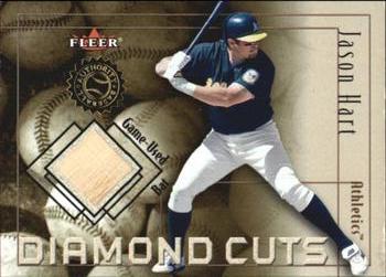 2001 Fleer Authority - Diamond Cuts Memorabilia #NNO Jason Hart Front