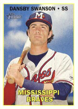 2016 Topps Heritage Minor League #1 Dansby Swanson Front