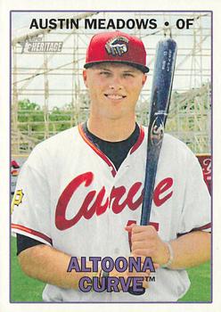 2016 Topps Heritage Minor League #25 Austin Meadows Front