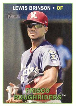 2016 Topps Heritage Minor League #50 Lewis Brinson Front