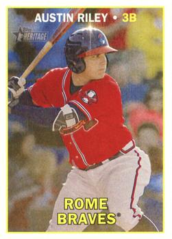 2016 Topps Heritage Minor League #69 Austin Riley Front