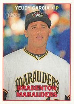 2016 Topps Heritage Minor League #128 Yeudy Garcia Front