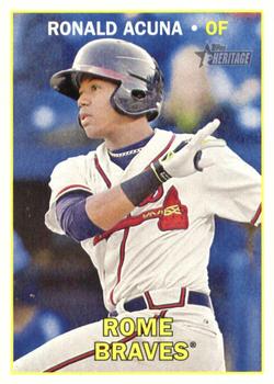 2016 Topps Heritage Minor League #165 Ronald Acuna Front