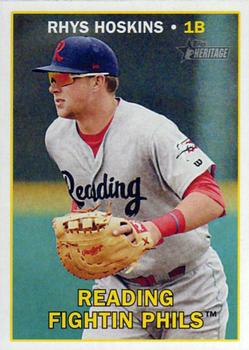 2016 Topps Heritage Minor League #184 Rhys Hoskins Front