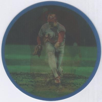 1987 Sportflics Rookie Discs #4 Joe Magrane Front