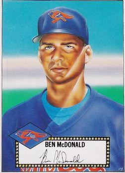 1990 Baseball Cards Presents Beginners Guide to Baseball Cards Repli-cards #5 Ben McDonald Front