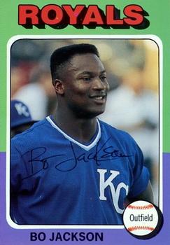 1991 Baseball Cards Presents Superstar and Rookie Special Repli-Cards #8 Bo Jackson Front