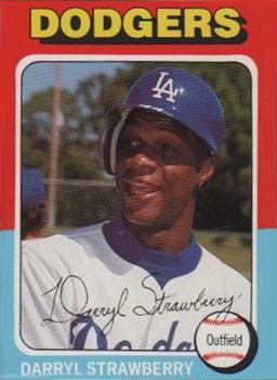 1991 Baseball Cards Presents Superstar and Rookie Special Repli-Cards #15 Darryl Strawberry Front